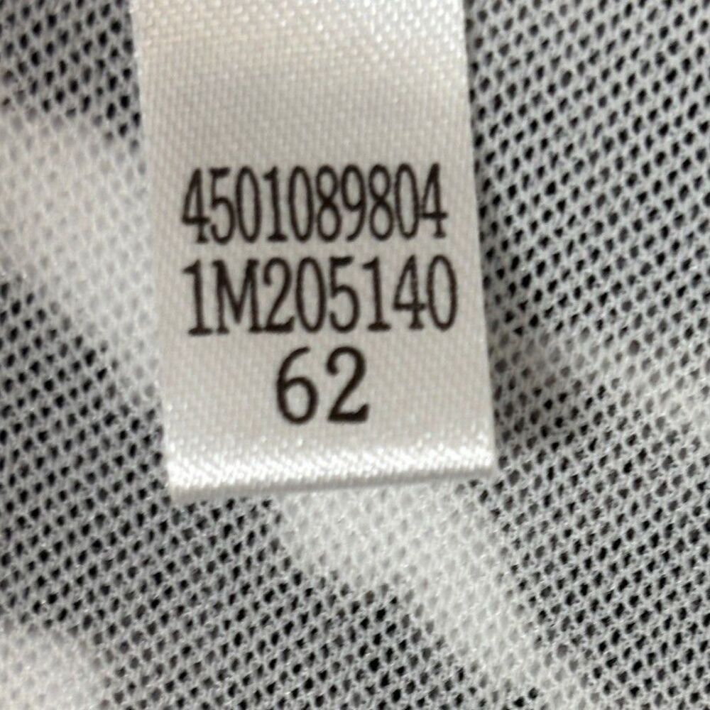 Chico's Zebra Print Mesh Size 2 L Ruffle Tank Top Sleeveless Black and White EUC - Picture 6 of 8